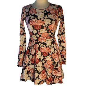 Forever 21 Floral Pull on Dress  M